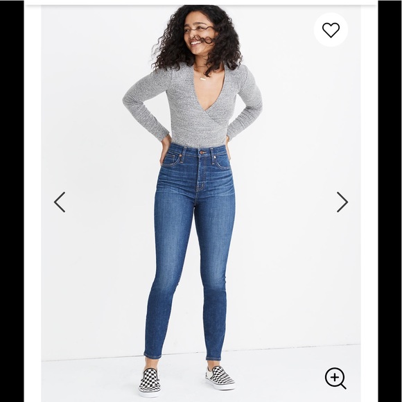 Madewell Denim - Madewell Curvy High-Rise Skinny Jeans Moreaux Wash